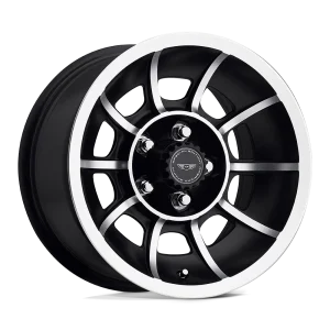 American Racing Vintage – VN47 VECTOR – Black – 15″x7″ 0mm – Summer Wheels – VN475765B